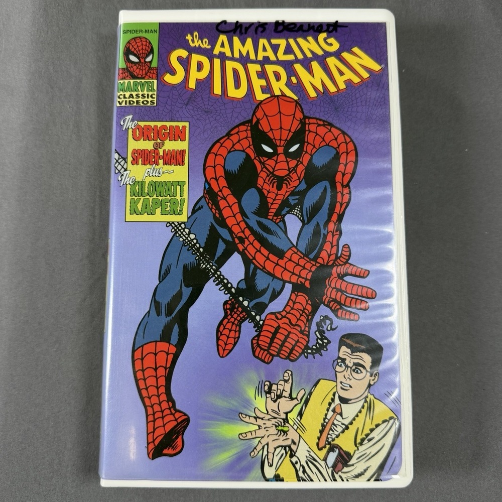 Marvel Classic Video VHS The Origin of Spider-Man The Kilowatt Kaper‎
